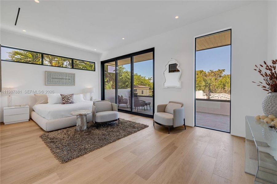 Furnished interior view inside a new home in , Miami (Image 20).