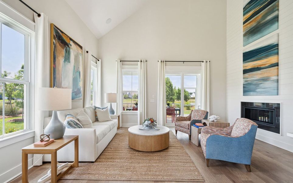 Furnished interior view inside a new home in Nexton, Summerville (Image 14).