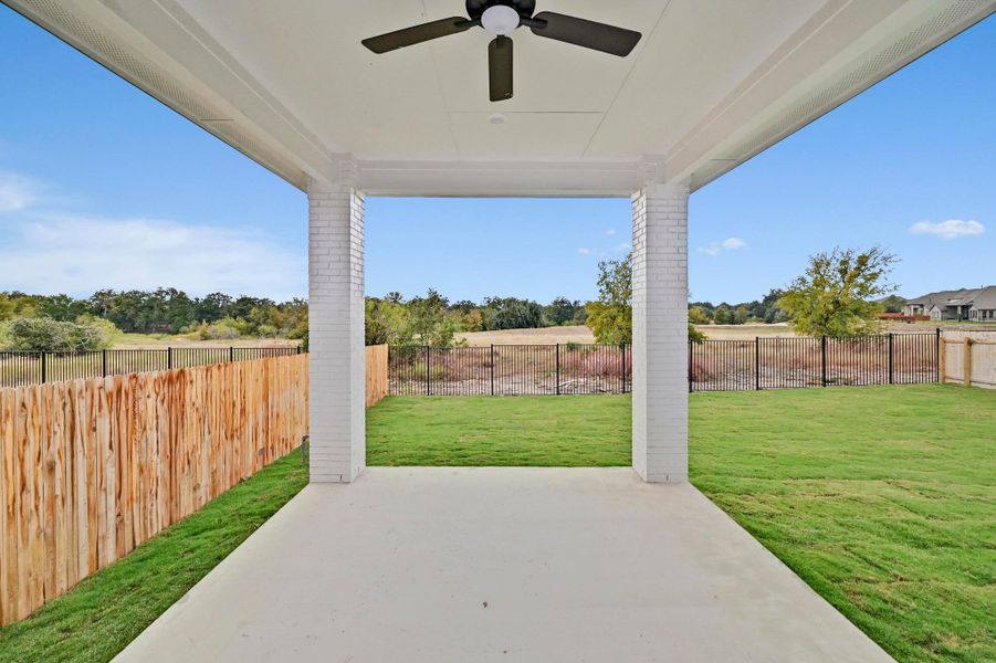 Exterior details and patio area of a home in , Liberty Hill (Image 4).