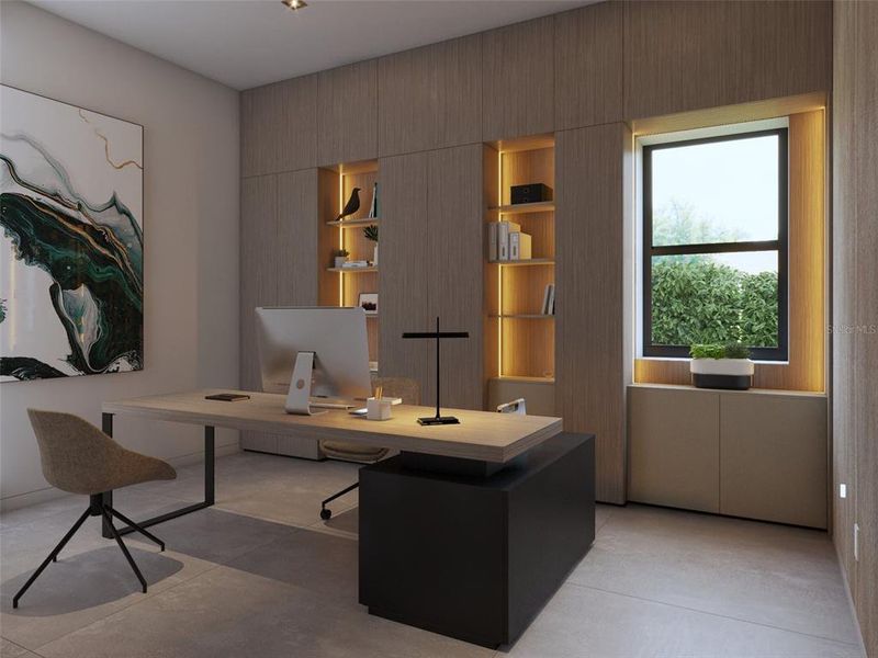 Furnished interior view inside a new home in , Clermont (Image 27).