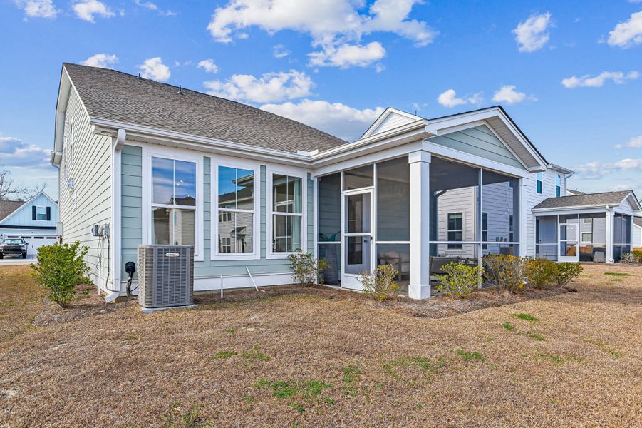 Exterior details and patio area of a home in , Moncks Corner (Image 4). Exterior details and patio area of a home in , Moncks Corner (Image 4).