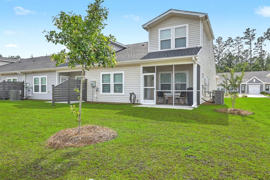 Exterior details and patio area of a home in Hammock Walk at Nexton, Summerville (Image 23).