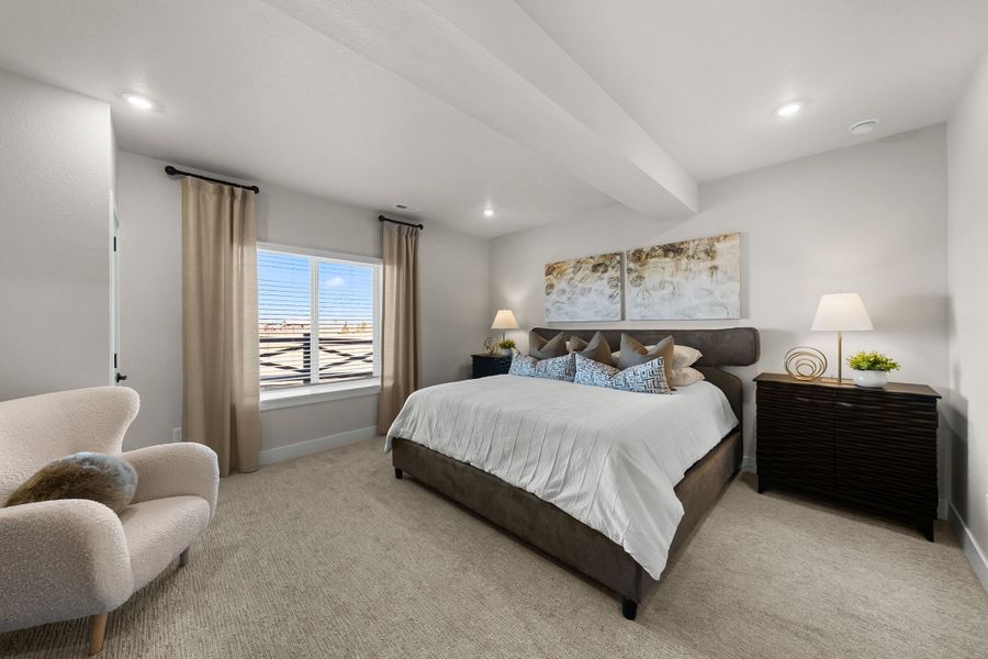 Furnished interior view inside a new home in Trumark Homes at Tanterra, Parker (Image 38).