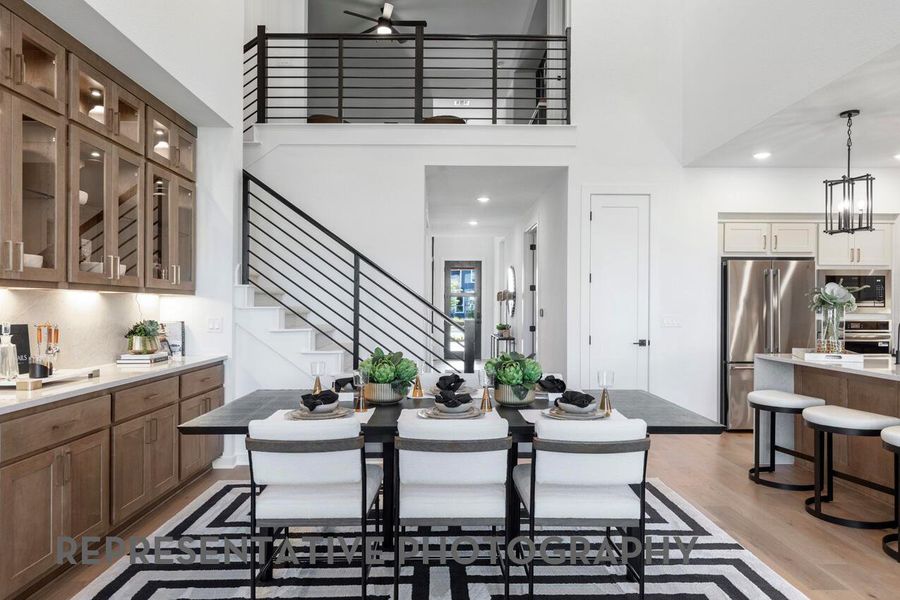 Furnished interior view inside a new home in Easton Park, Austin (Image 8).