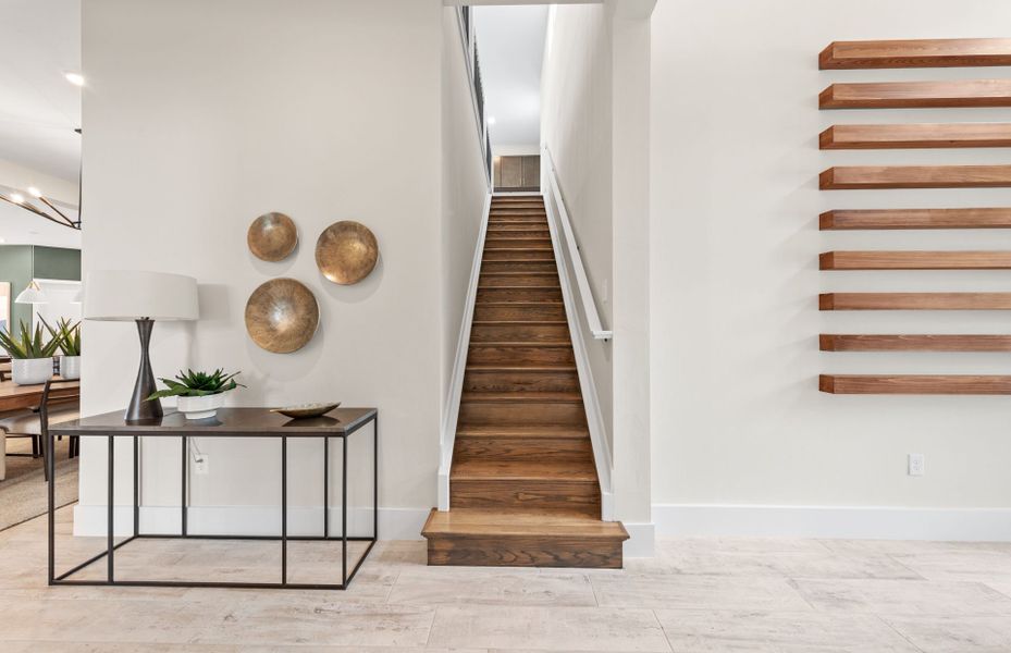 Stairwell to optional loft