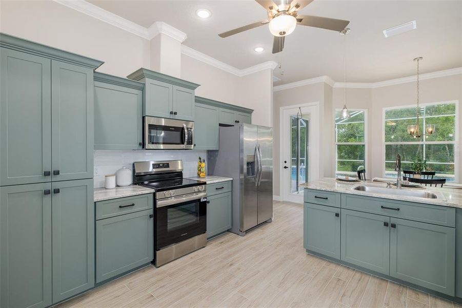 Furnished interior view inside a new home in , Homosassa (Image 7).
