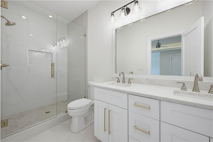 Furnished interior view inside a new home in , Cumming (Image 16).