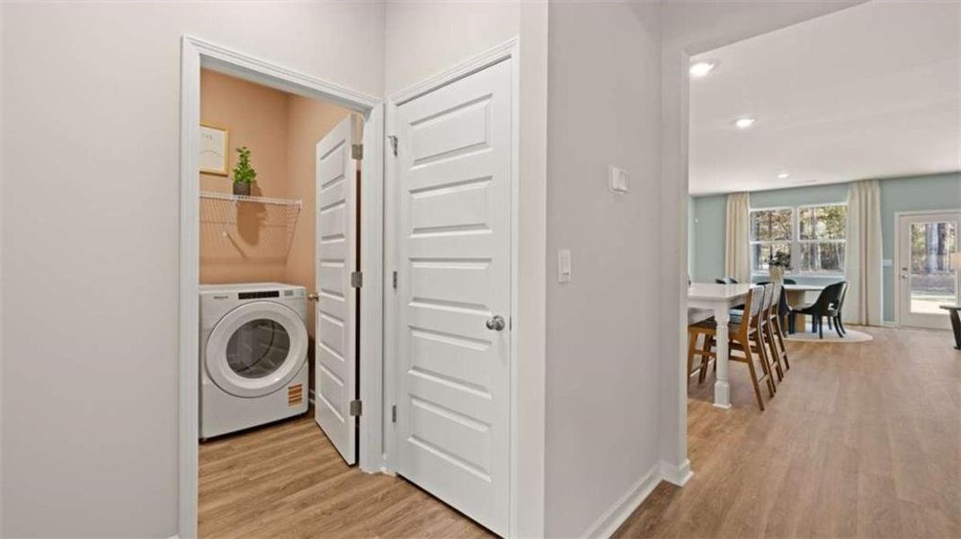 Furnished interior view inside a new home in Poplar Preserve, Newnan (Image 35).