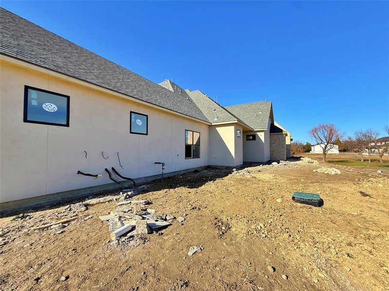 In-progress construction of a new home in , Weston, TX (Image 13).