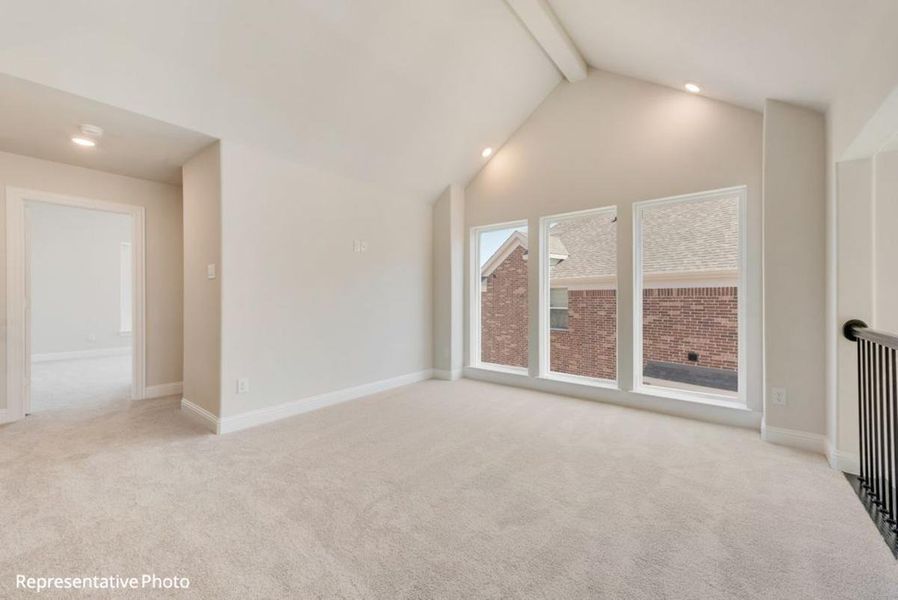 Spacious, unfurnished interior of a new home in Dominion of Pleasant Valley, Wylie (Image 19). Spacious, unfurnished interior of a new home in Dominion of Pleasant Valley, Wylie (Image 19).