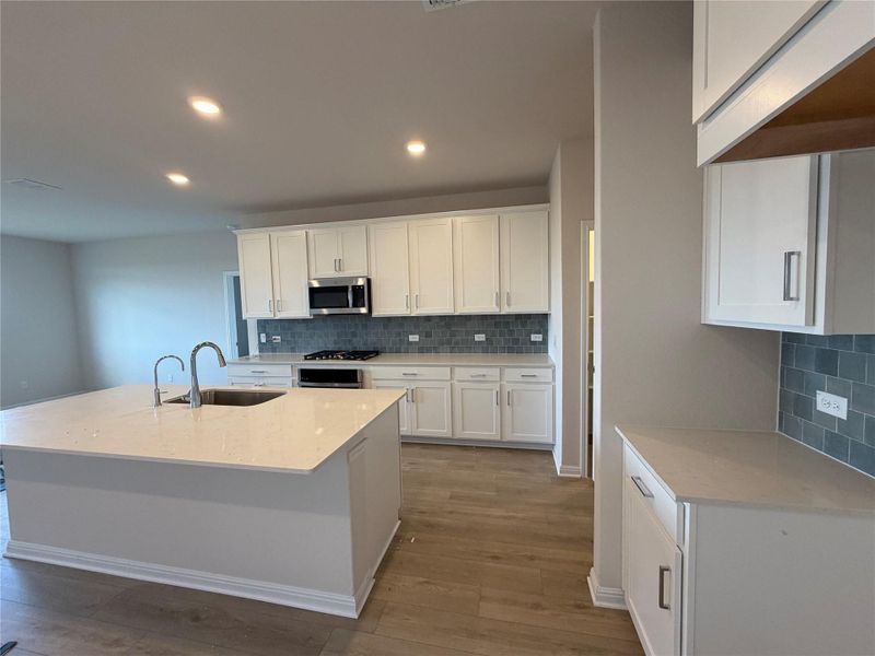 Furnished interior view inside a new home in Willow Springs, Buda (Image 5).