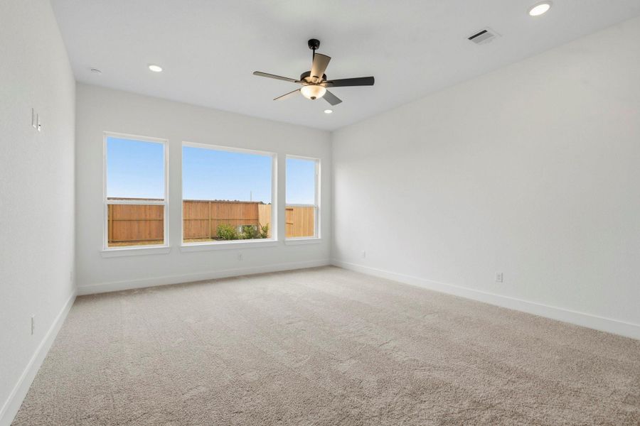 Spacious, unfurnished interior of a new home in Legacy Prairie at Katy Court 65' & 70', Katy (Image 20). Spacious, unfurnished interior of a new home in Legacy Prairie at Katy Court 65' & 70', Katy (Image 20).