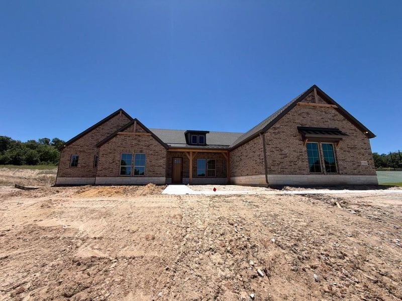 In-progress construction of a new home in Eagle Ridge Estates, Weatherford, TX (Image 10).