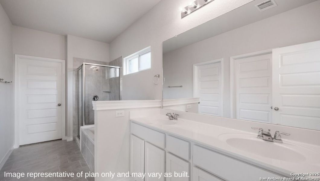 Furnished interior view inside a new home in Brookstone Creek, San Antonio (Image 6).