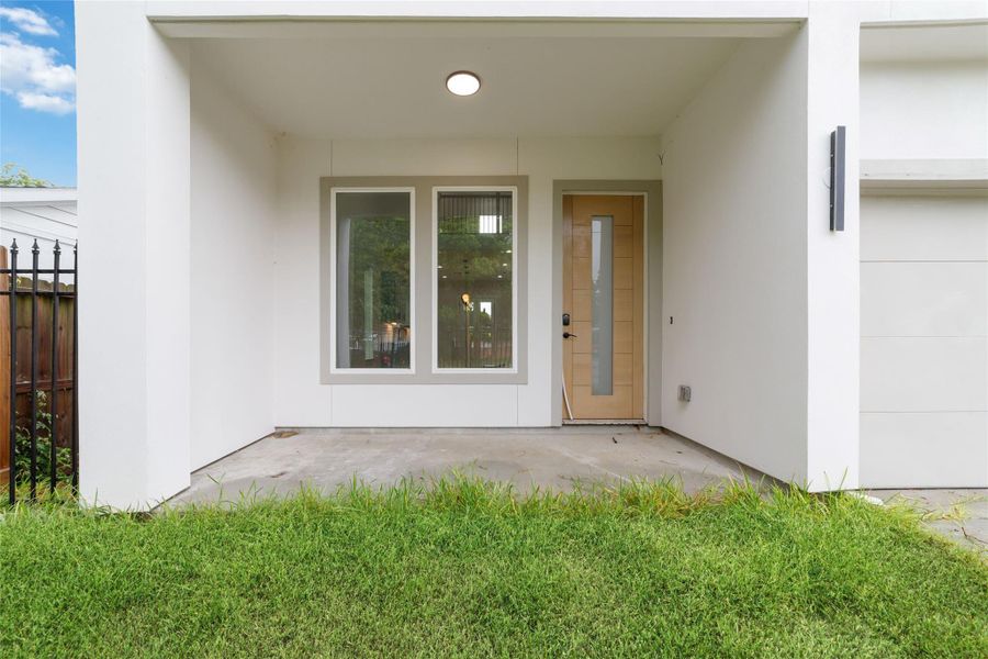 Entrance of the home Entrance of the home