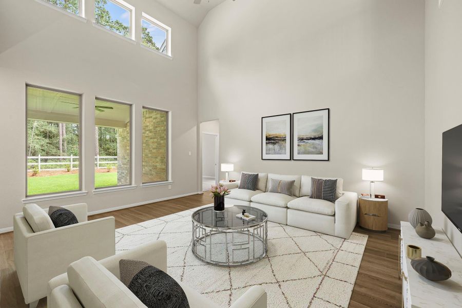 Furnished interior view inside a new home in Two Step Farm, Montgomery (Image 14). Furnished interior view inside a new home in Two Step Farm, Montgomery (Image 14).