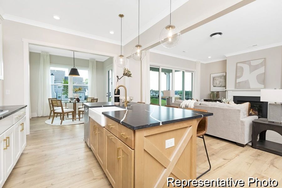 Furnished interior view inside a new home in Edgewater - Harbor Pointe, Lancaster (Image 29).
