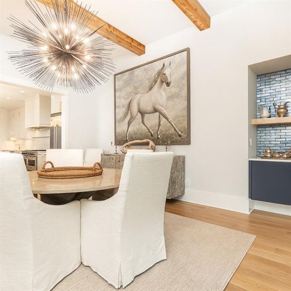 Furnished interior view inside a new home in , Marietta (Image 46).