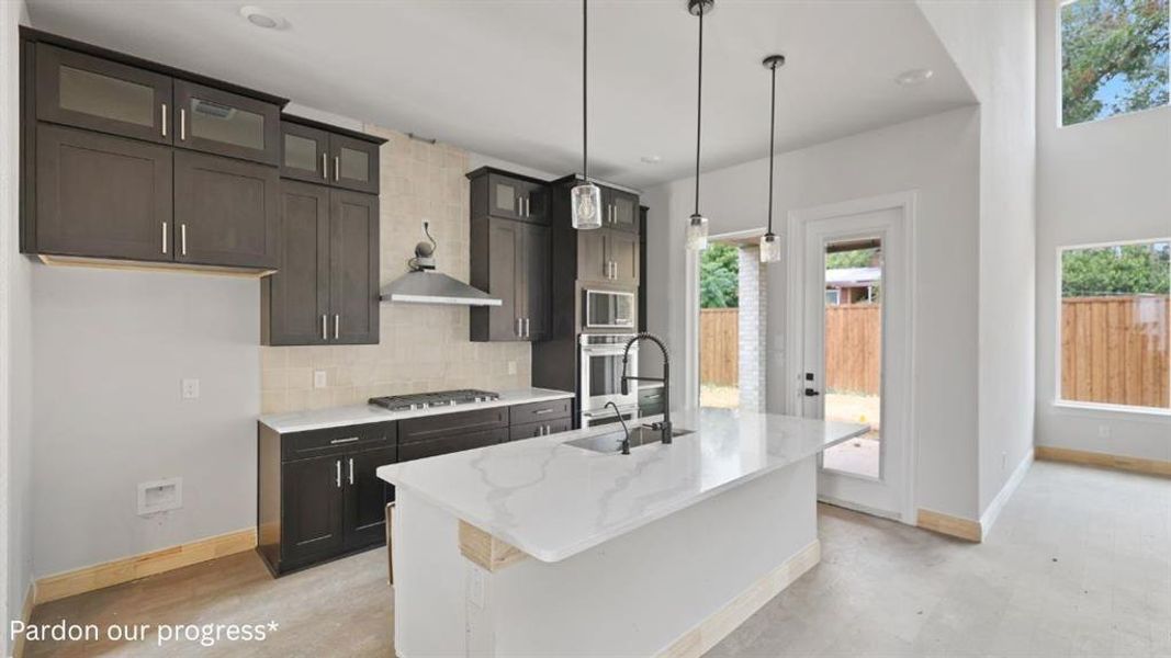 Furnished interior view inside a new home in Northside Place, Carrollton (Image 6).