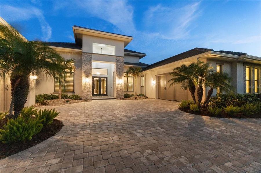 Front exterior of a new home in , Parrish, FL, highlighting curb appeal (Image 19). Front exterior of a new home in , Parrish, FL, highlighting curb appeal (Image 19).