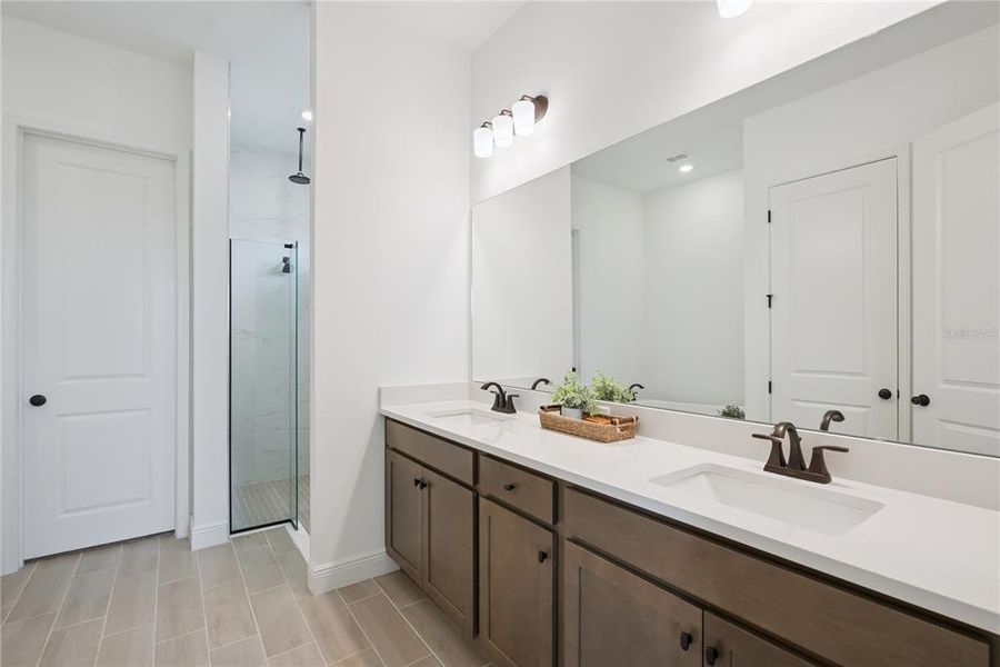 Furnished interior view inside a new home in Laureate Park, Orlando (Image 16).