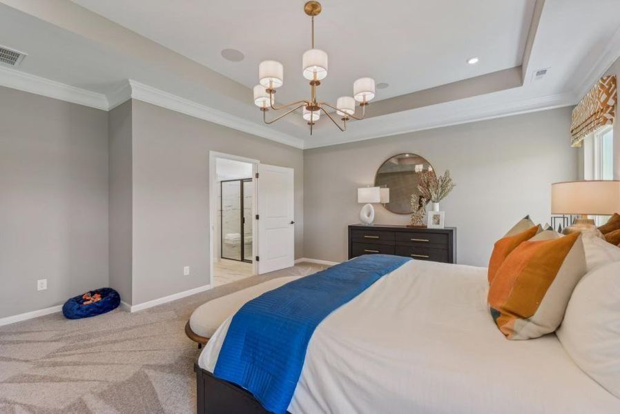 Furnished interior view inside a new home in Jones Ridge, Dallas (Image 19).