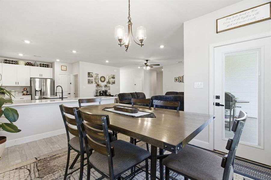 Furnished interior view inside a new home in , Granbury (Image 26).