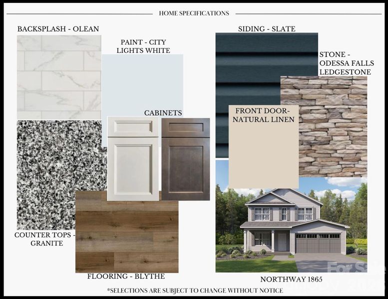 Sample of building materials used in homes in , Charlotte (Image 24).
