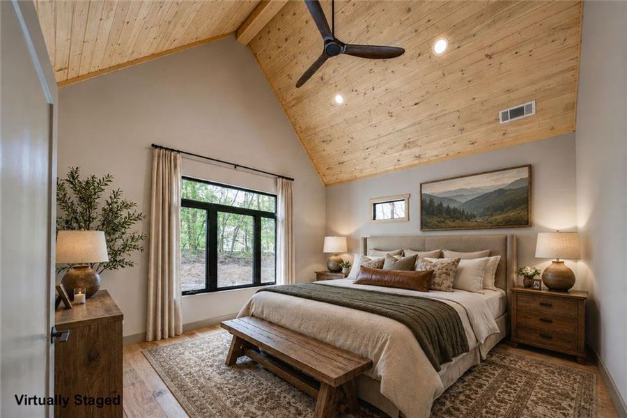 Furnished interior view inside a new home in , Dawsonville (Image 8).