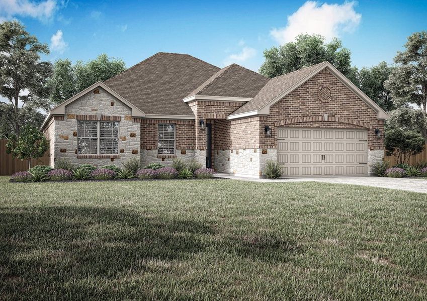 A rendering of the Harris floor plan A rendering of the Harris floor plan