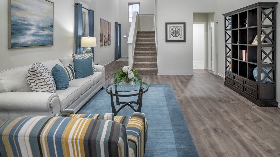 Furnished interior view inside a new home in Wildcat Ranch, Crandall (Image 17).