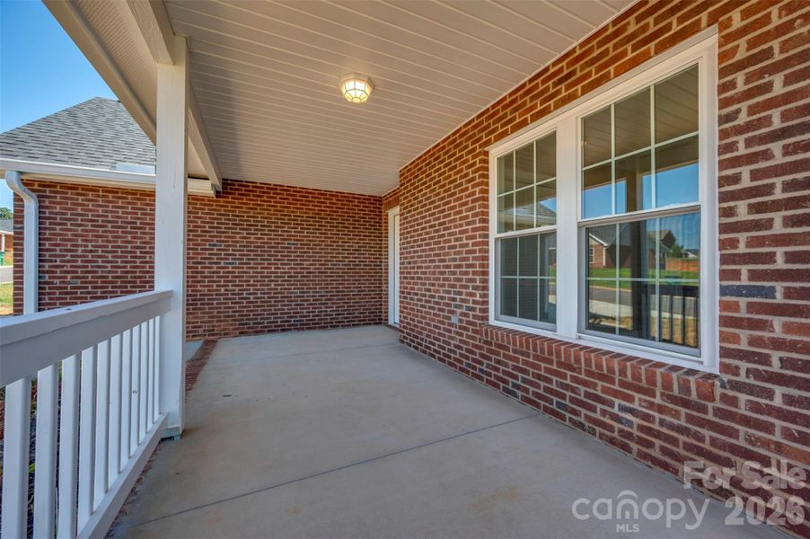 Exterior details and patio area of a home in , Spindale (Image 20).