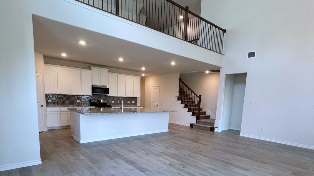 Furnished interior view inside a new home in Lakewood Trails, Forney (Image 6).