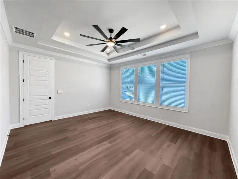 Spacious, unfurnished interior of a new home in Vines at Mill Creek - Legacy Series, Braselton (Image 27). Spacious, unfurnished interior of a new home in Vines at Mill Creek - Legacy Series, Braselton (Image 27).