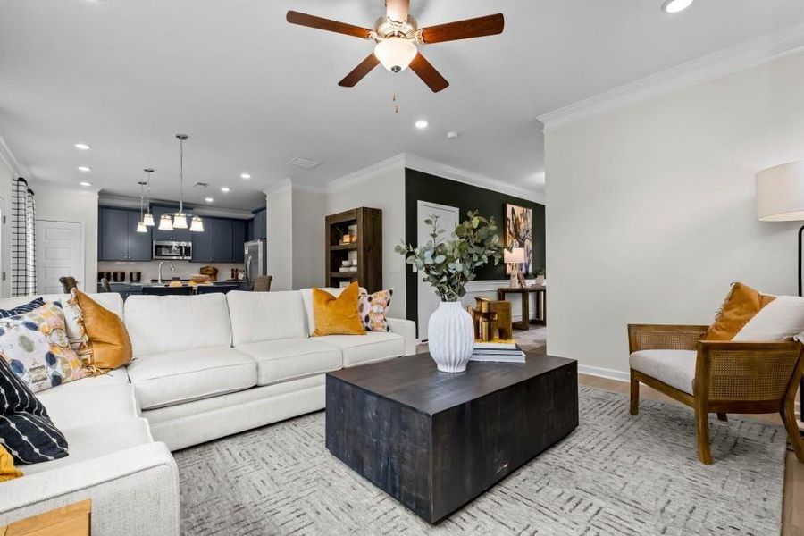 Furnished interior view inside a new home in Hawks View, Ringgold (Image 40).