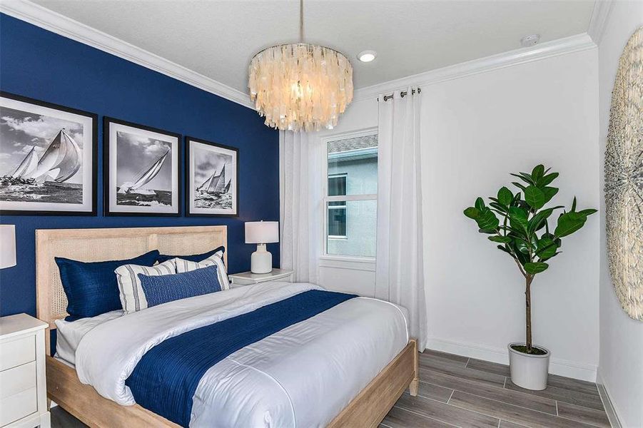 Furnished interior view inside a new home in Del Webb at Viera, Melbourne (Image 4).