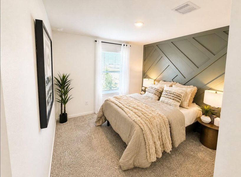 Furnished interior view inside a new home in , Houston (Image 9).