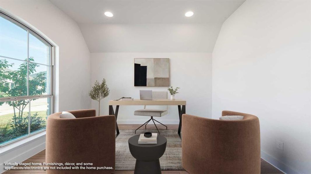 Furnished interior view inside a new home in Trinity Falls 50', McKinney (Image 9).