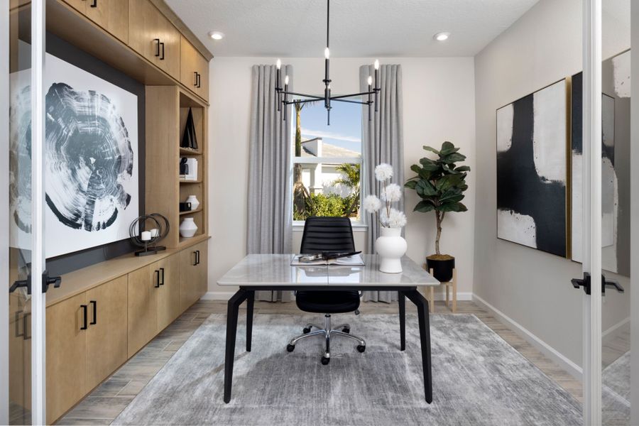 Representative furnished interior of a home built from the Sandstone by Mattamy Homes in Brightmore at Wellen Park, Venice (Image 8).