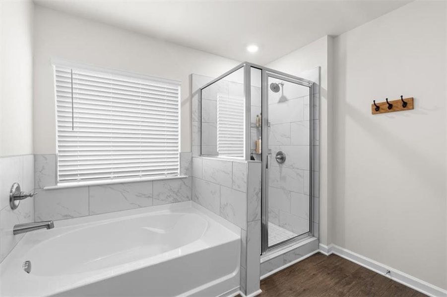 Furnished interior view inside a new home in , Dawsonville (Image 20).