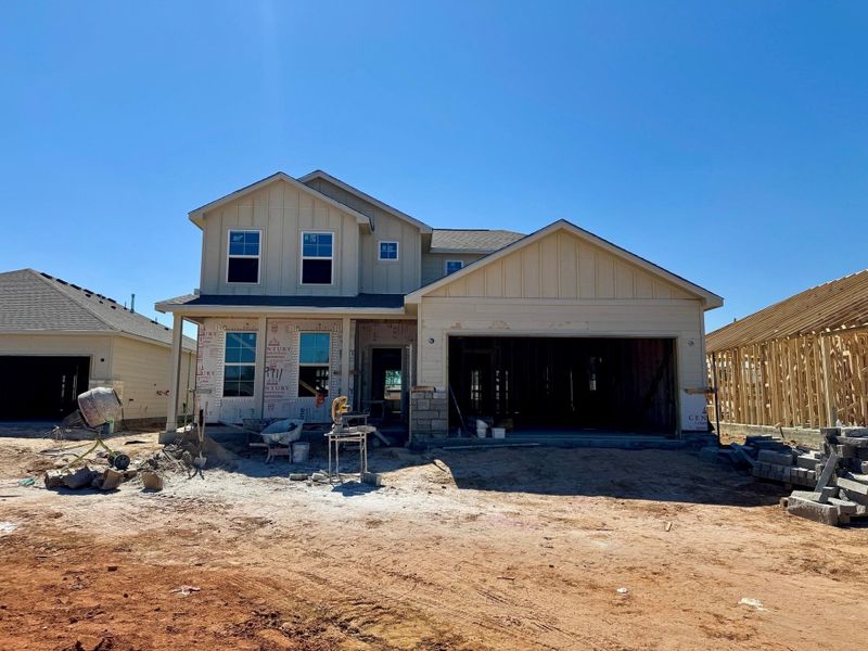 In-progress construction of a new home in Caney Mills, Conroe, TX (Image 21).