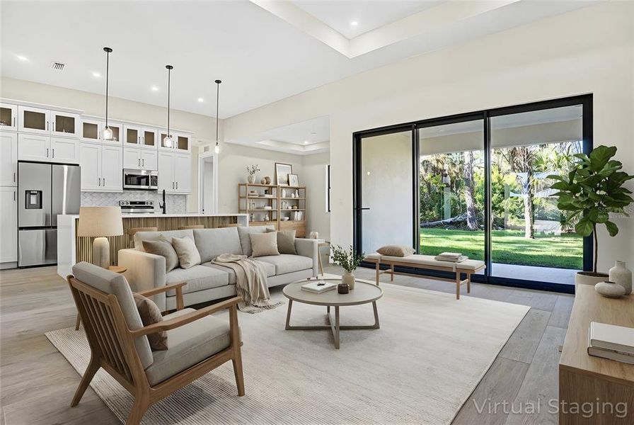 Furnished interior view inside a new home in , North Port (Image 5). Furnished interior view inside a new home in , North Port (Image 5).