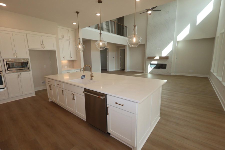 Furnished interior view inside a new home in Dunham Pointe, Cypress (Image 9).