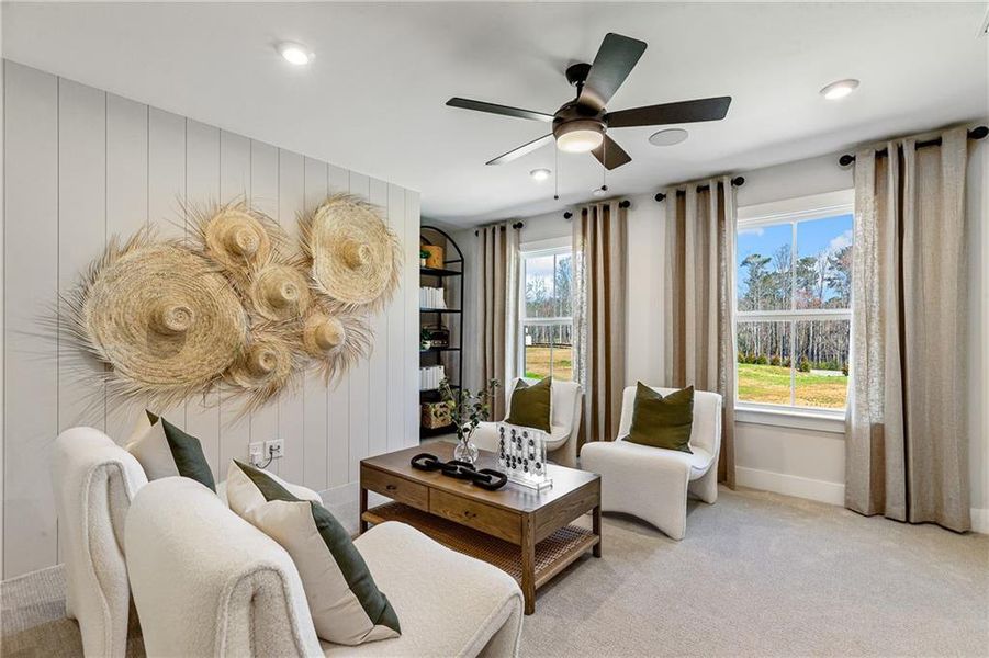 Furnished interior view inside a new home in Ashworth Estates, Powder Springs (Image 8).