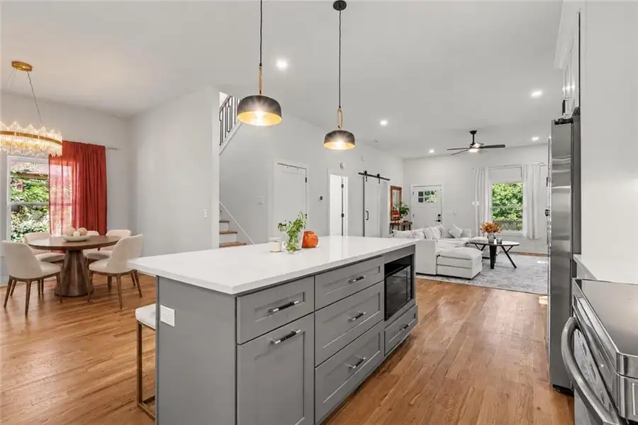 Furnished interior view inside a new home in , Atlanta (Image 20).