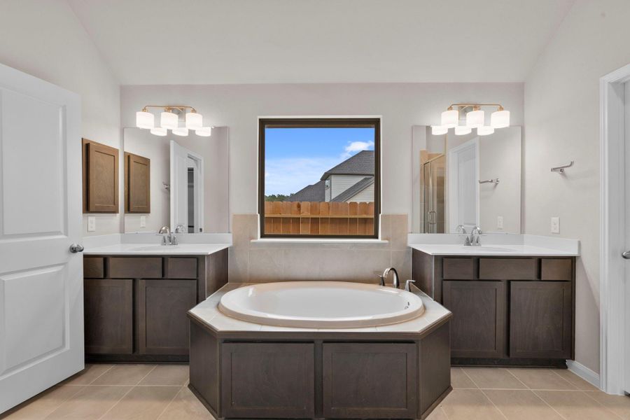 Furnished interior view inside a new home in Wildtree, Magnolia (Image 10).