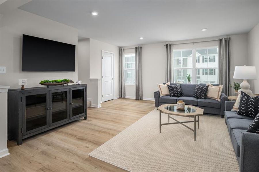 Furnished interior view inside a new home in Fall Crest, Antioch (Image 9).