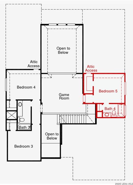 2D floor plan layout of this home in Homestead, Schertz, TX (Image 2). 2D floor plan layout of this home in Homestead, Schertz, TX (Image 2).