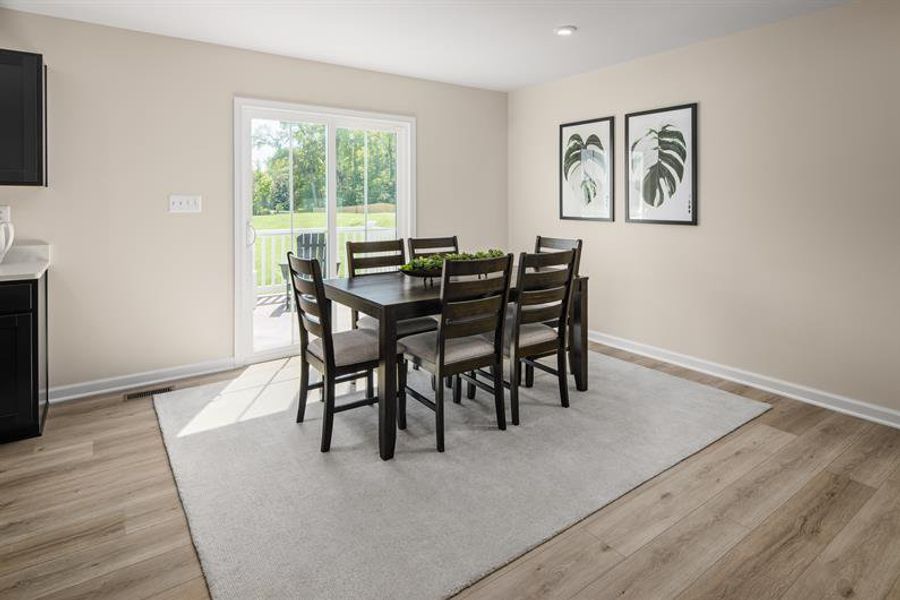 Furnished interior view inside a new home in Summertree, Stone Mountain (Image 6).