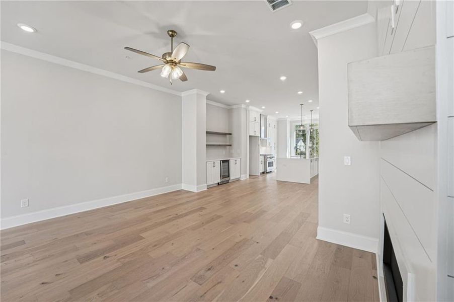 Spacious, unfurnished interior of a new home in Towns on Thompson, Alpharetta (Image 38).